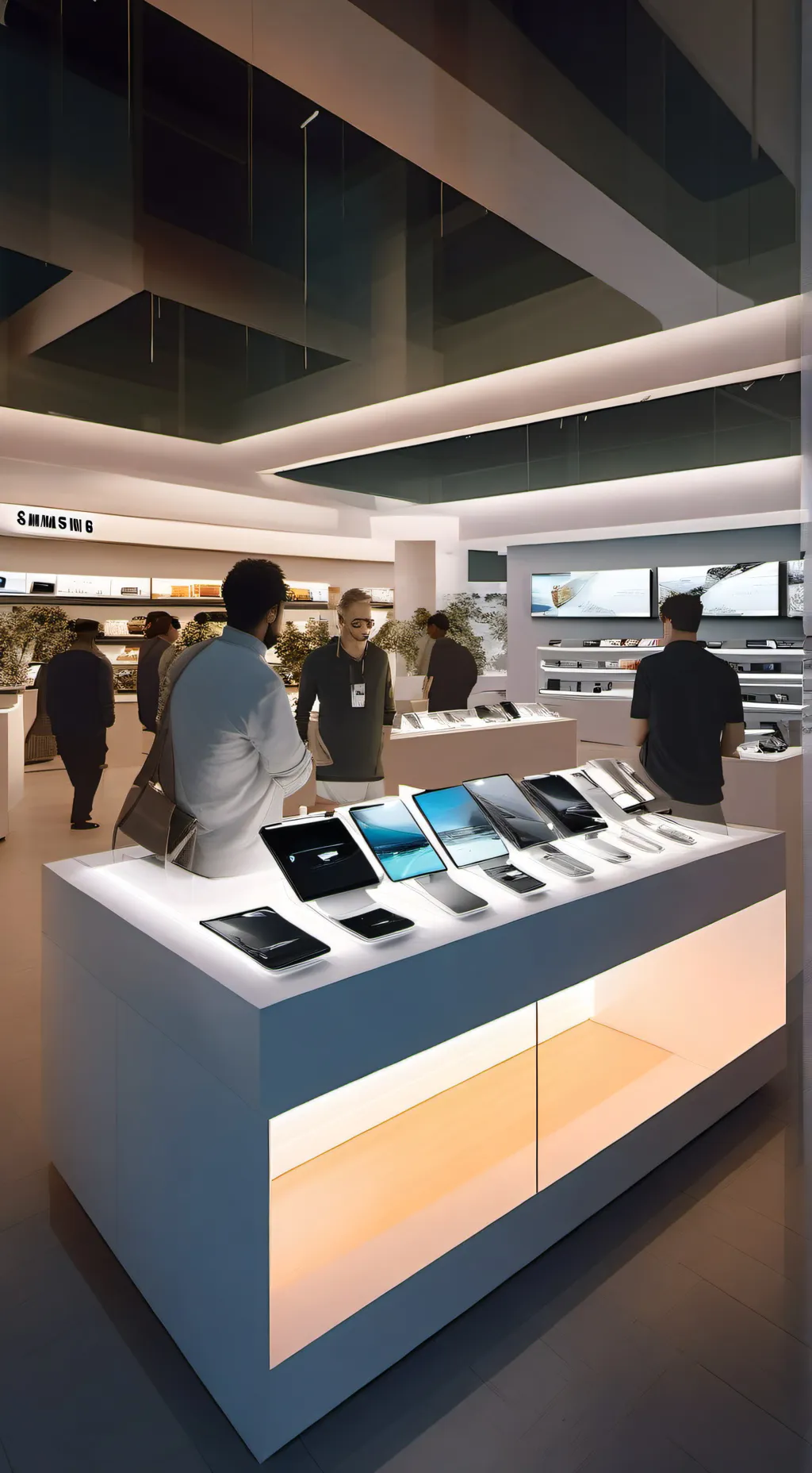 ai character: Samsung background