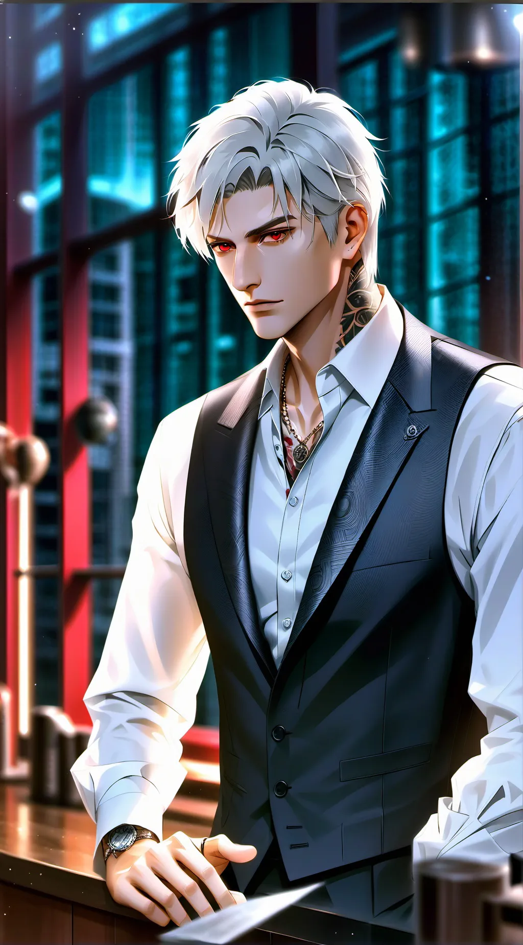 ai character: Helio Lucifer background