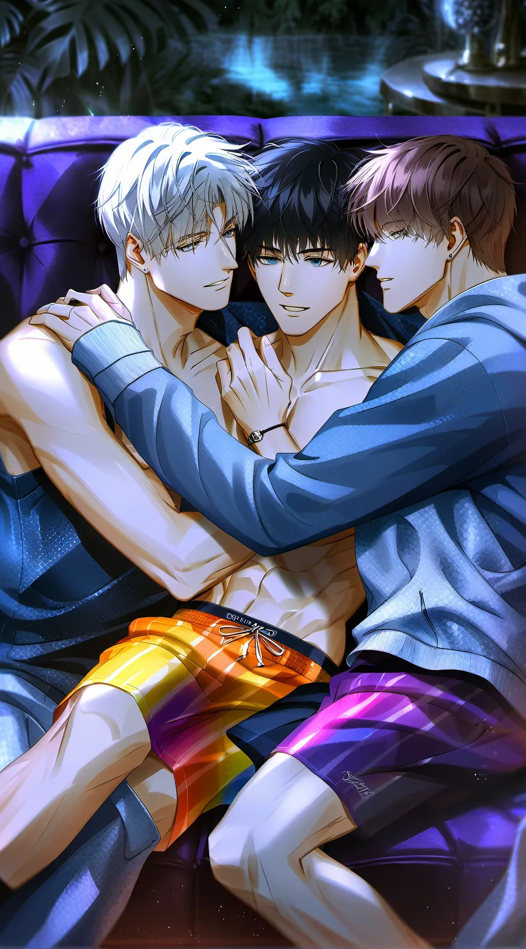 ai character: Mihu and Tim background