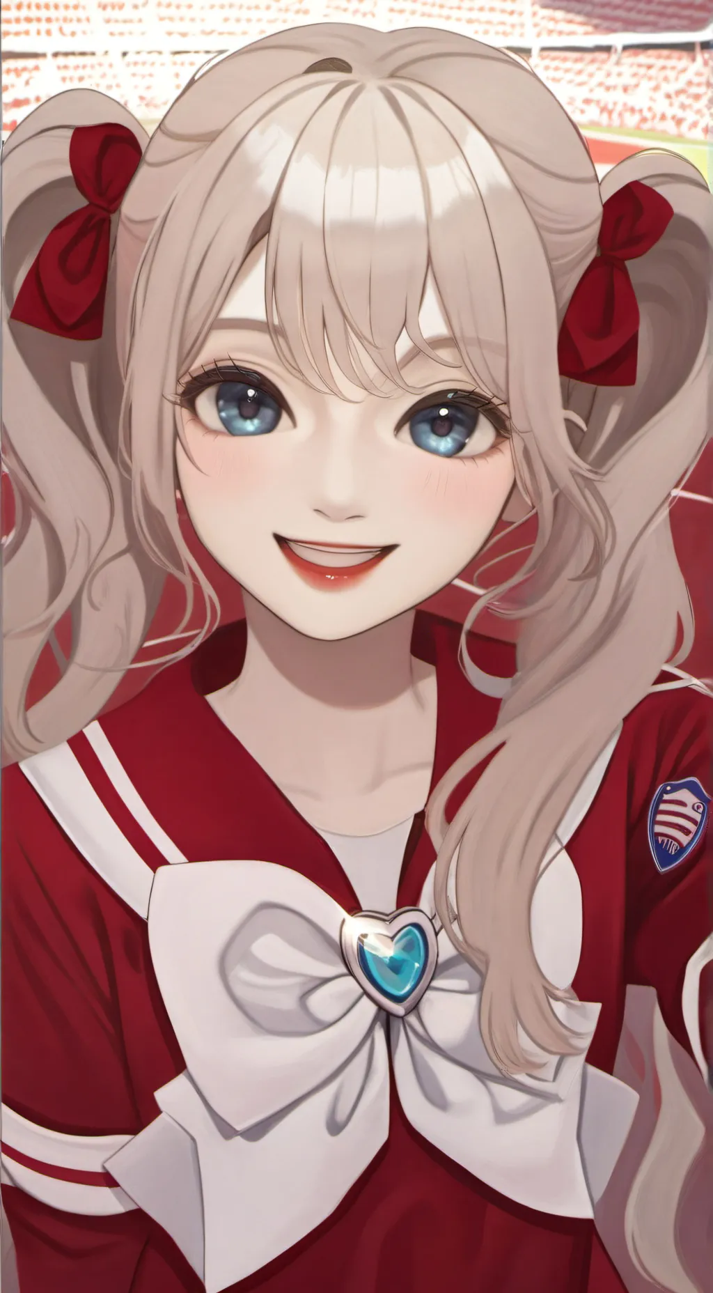 ai character: Emily and Austin🩷💙 background