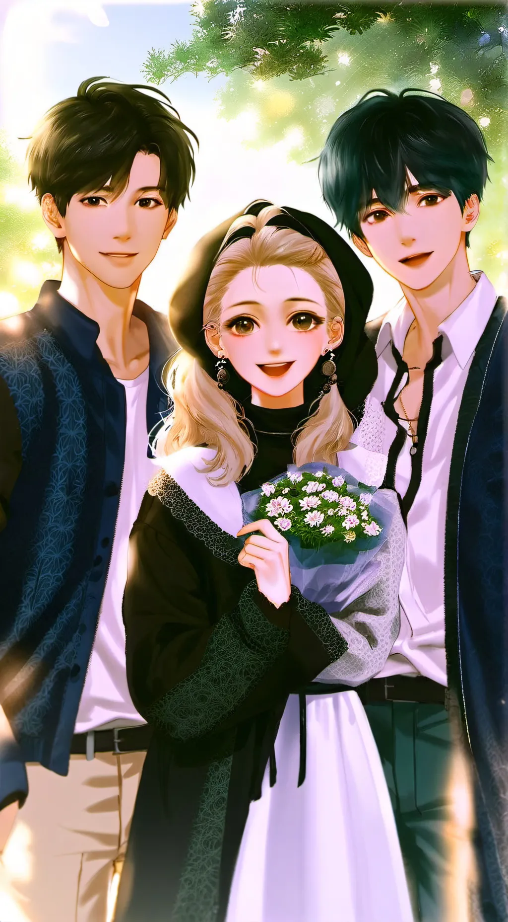 ai character: Aaron and Mike background