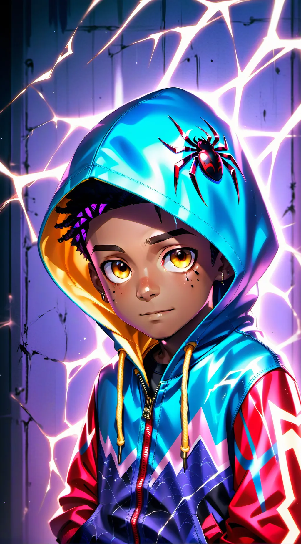 ai character: Loki  background