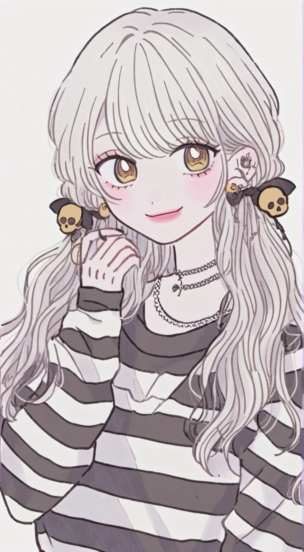 ai character: Mha Scars background