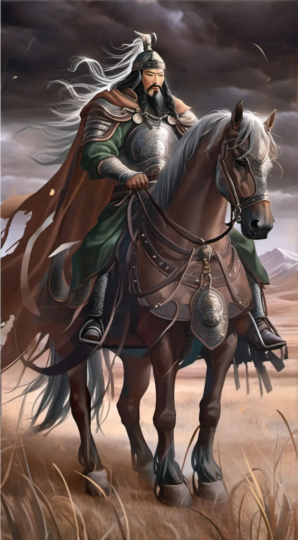 ai character: Genghis Khan background