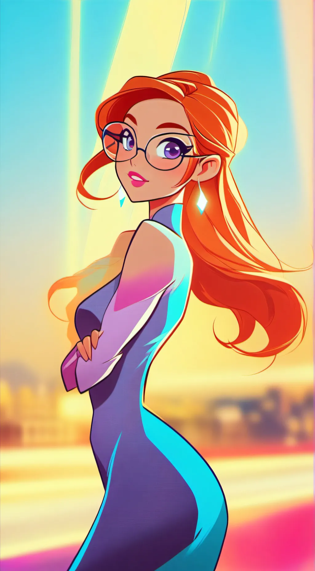 ai character: SARA background