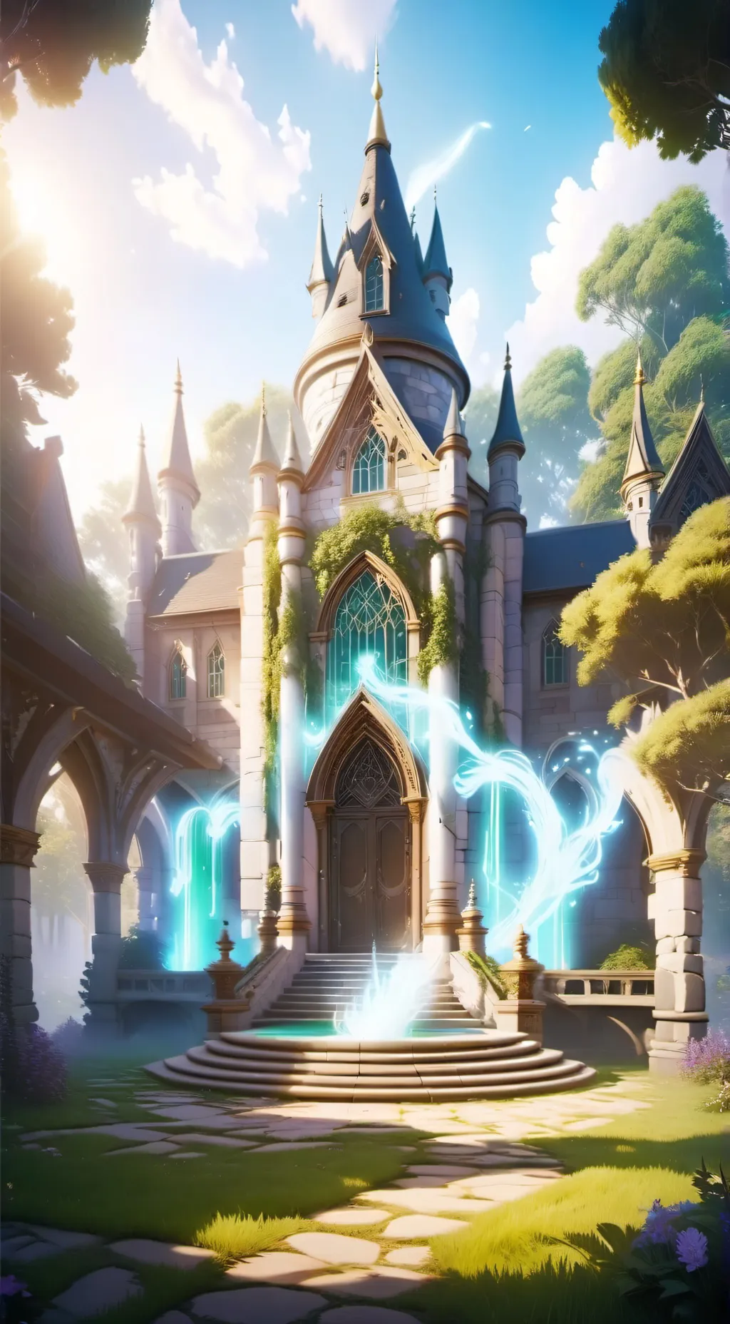 ai character: escola de herói 2 background