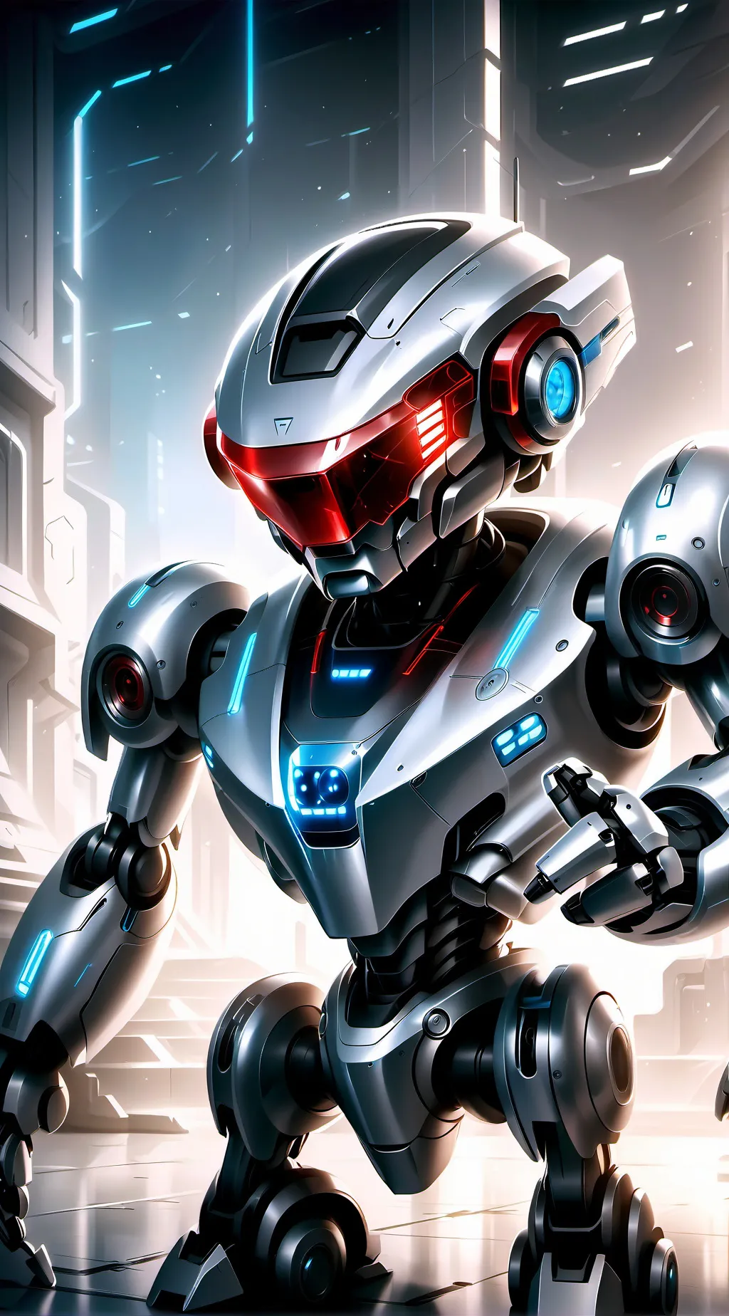 ai character: robot background