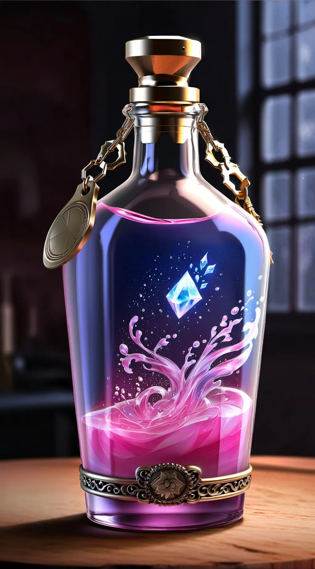 ai character: 🩷axioma poção🧪 background