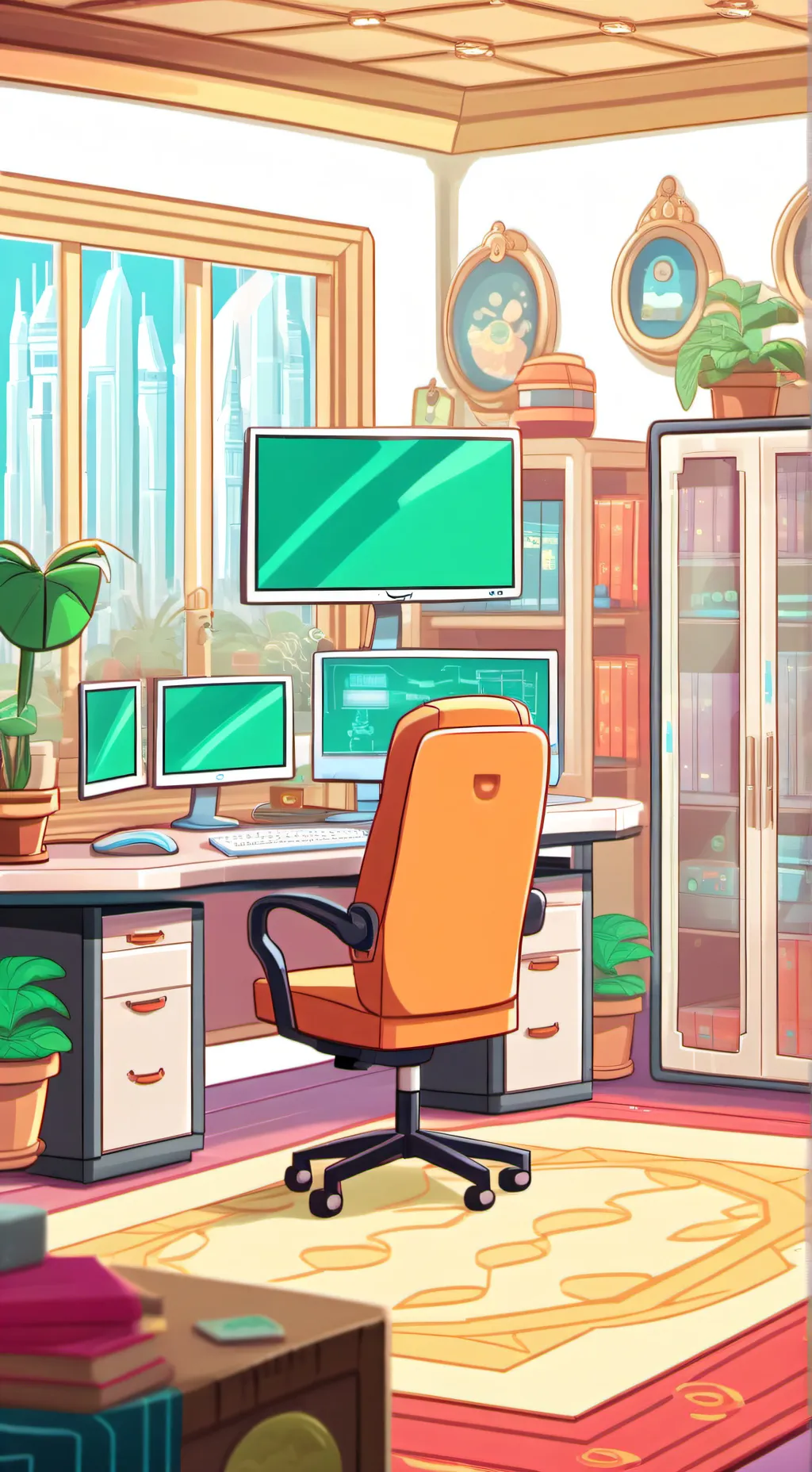 ai character: Hacker fam background