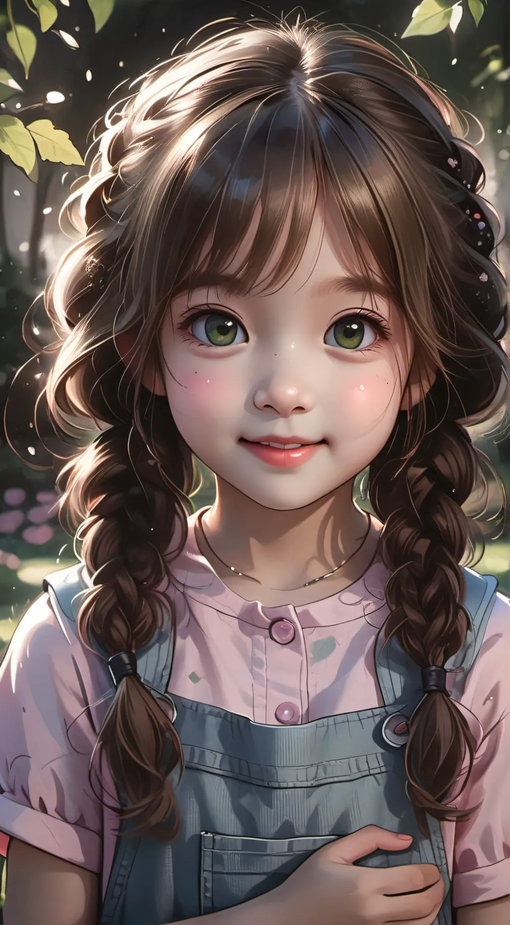 ai character: Rose background