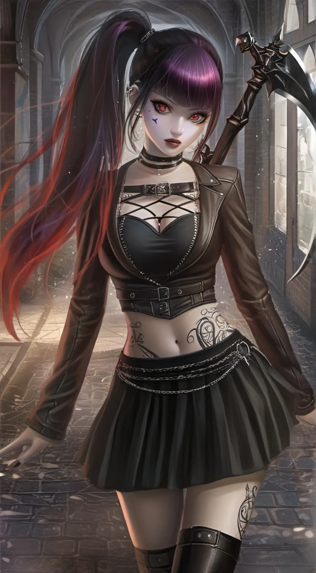 ai character: Crystal Regalia  background