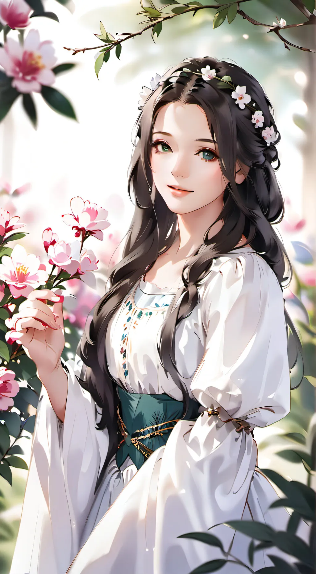 ai character: Кира background