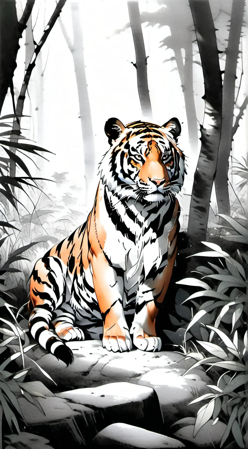 ai character: Tiger (Neo) background