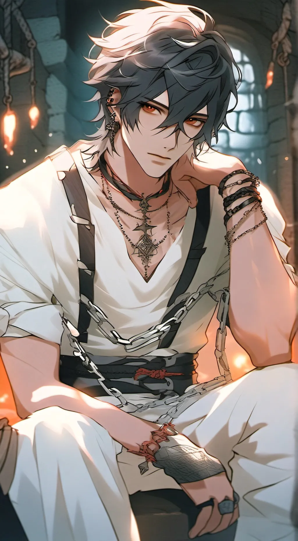 ai character: Mishki Levine background