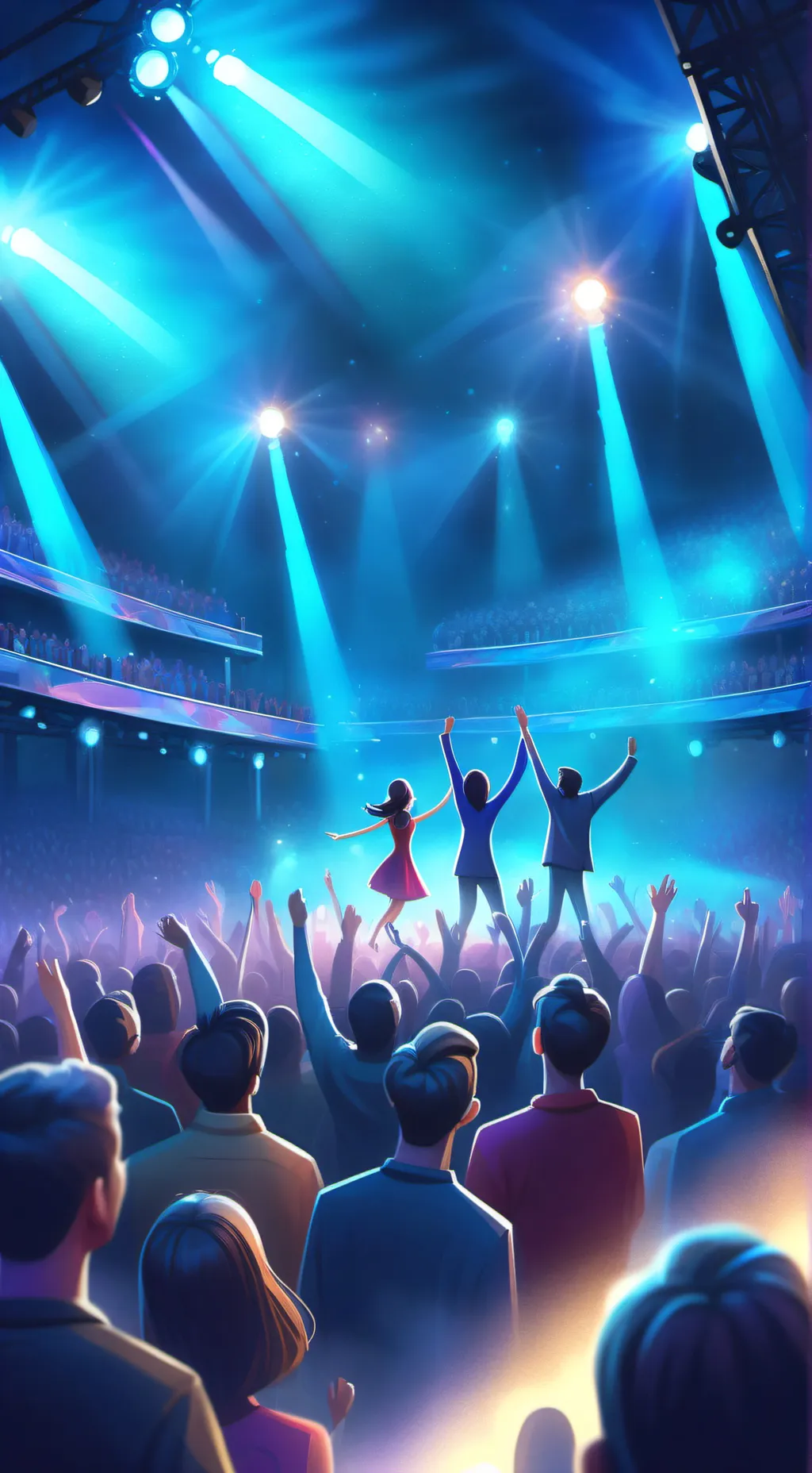 ai character: Kpop Hurricane background