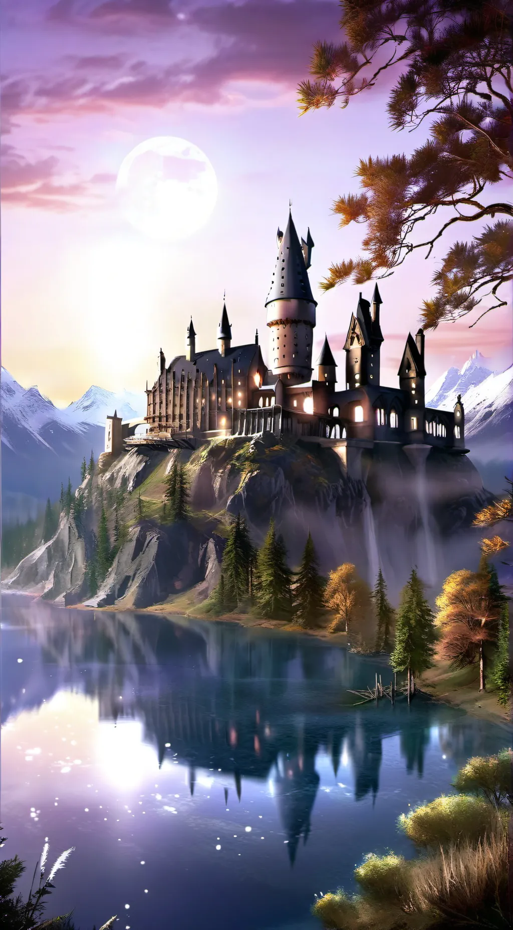 ai character: hogwarts background