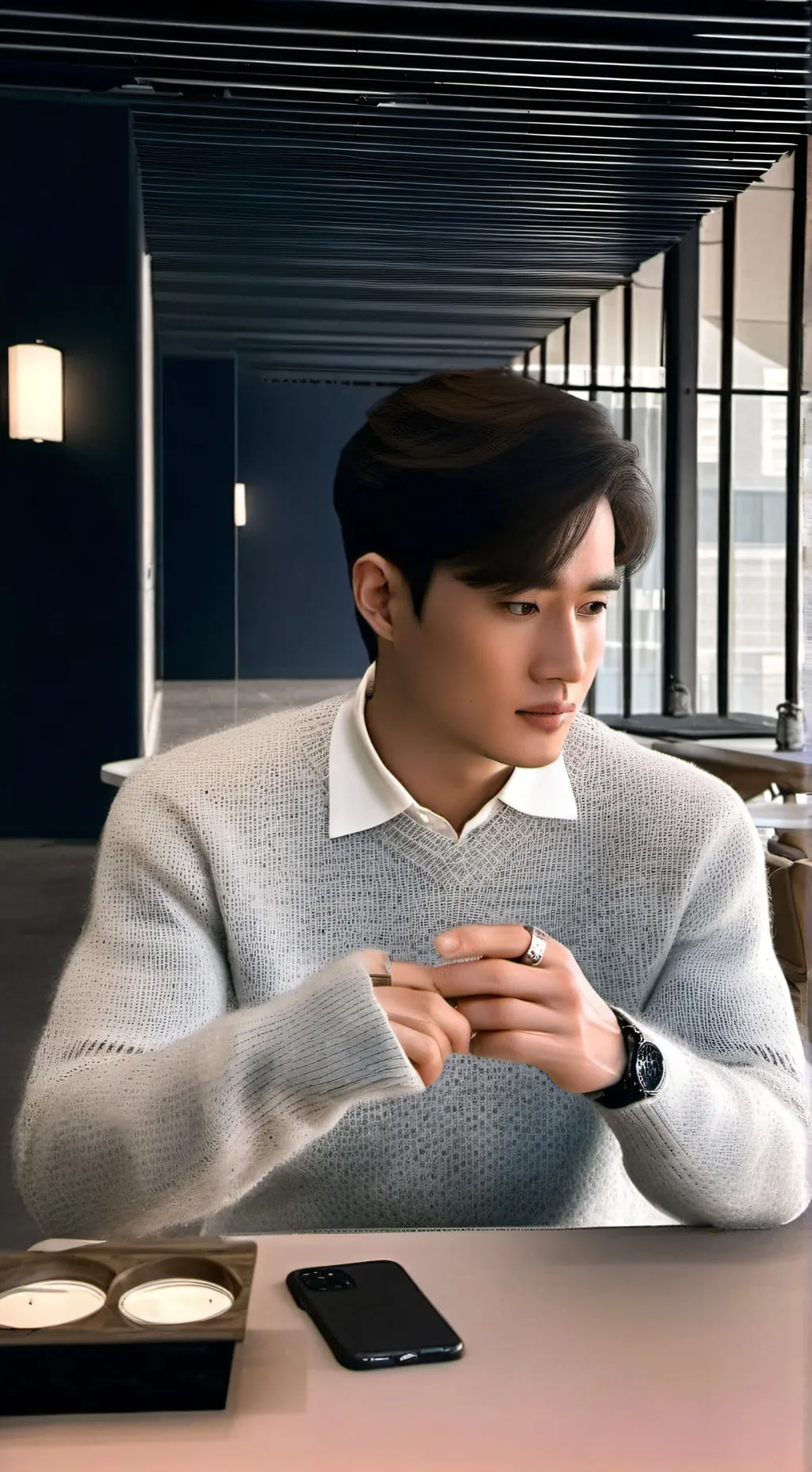 ai character: dad  background