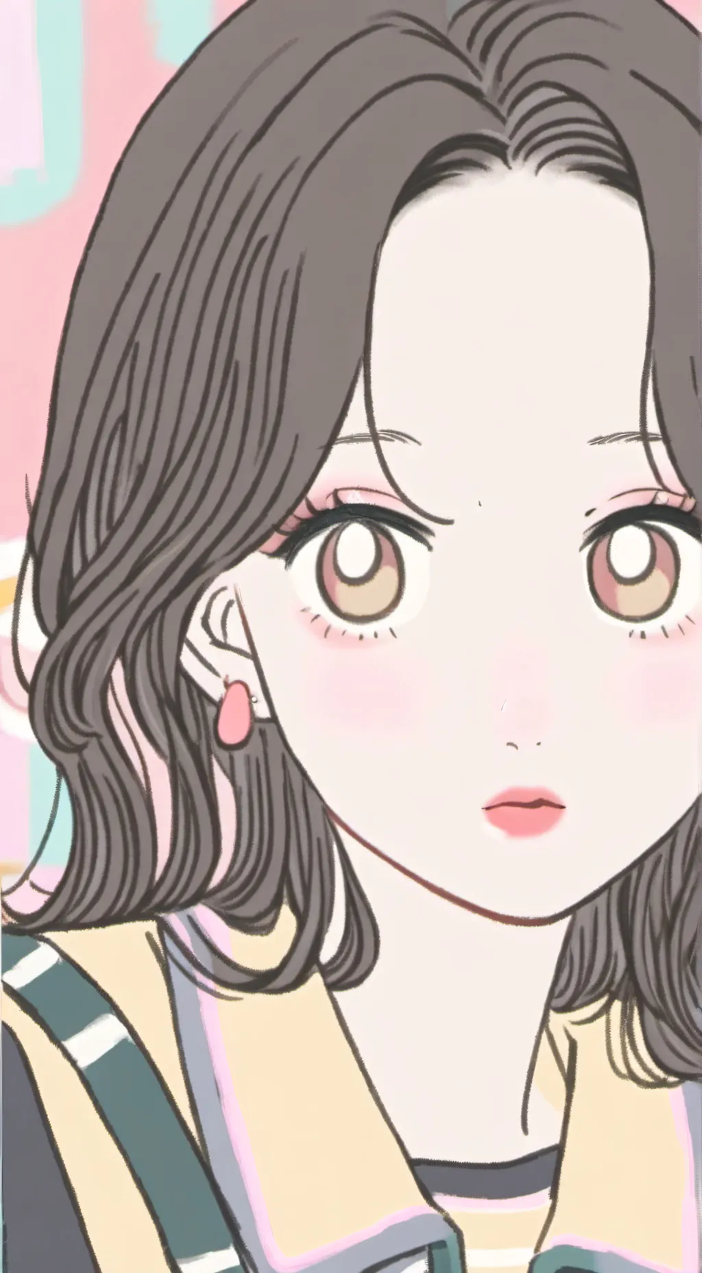 ai character: Leila❤️💛🤎 background