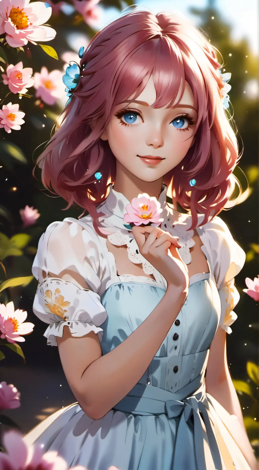ai character: Luna background