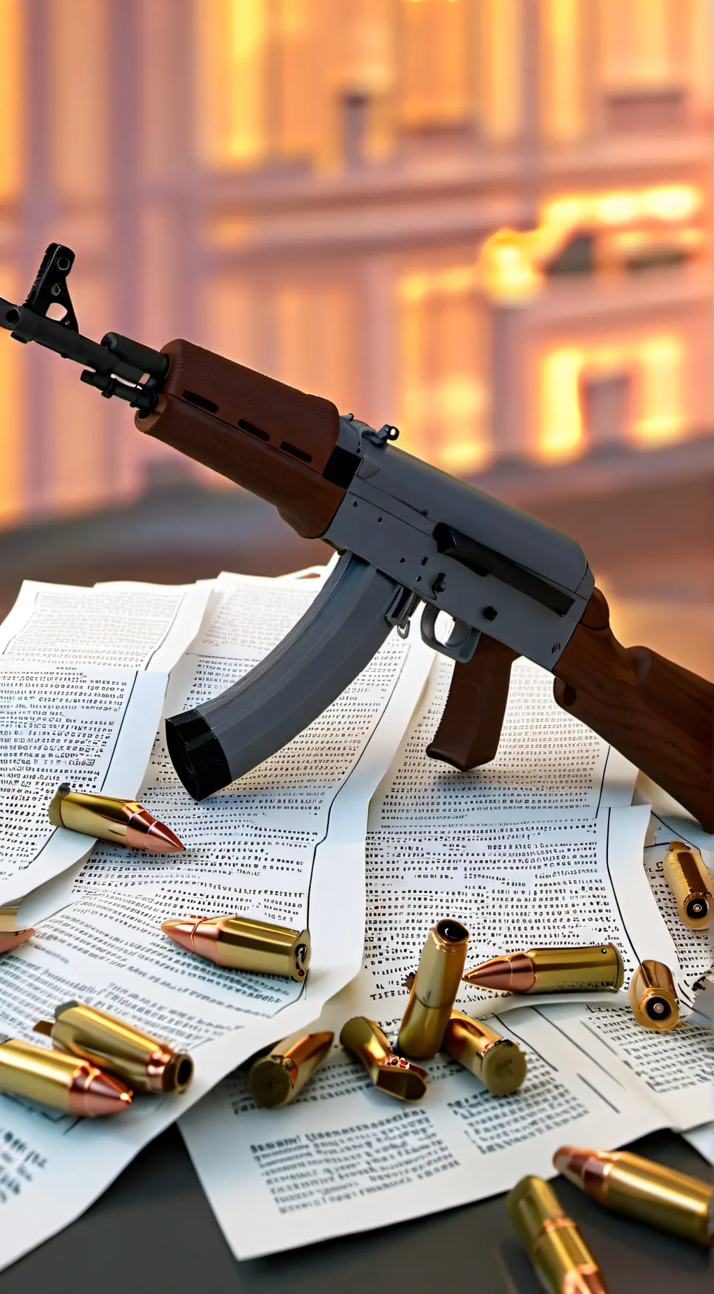 ai character: AK47  background