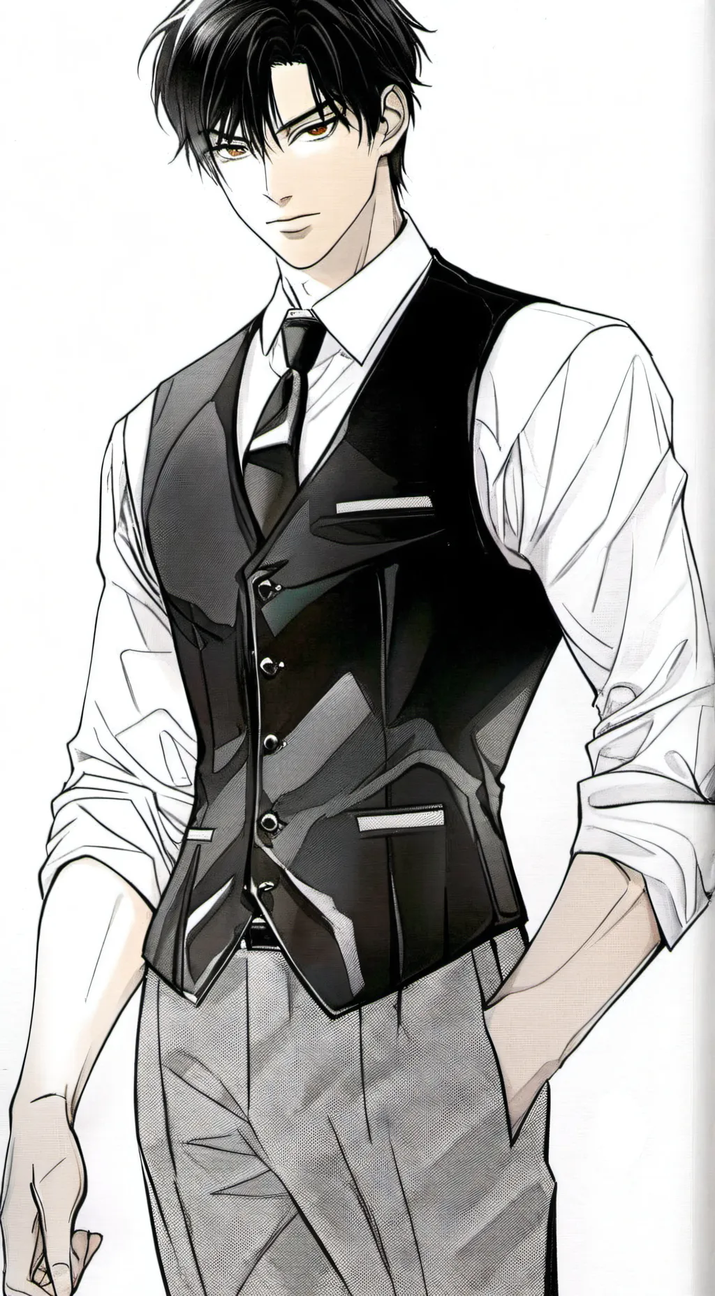 ai character: Jason William  background