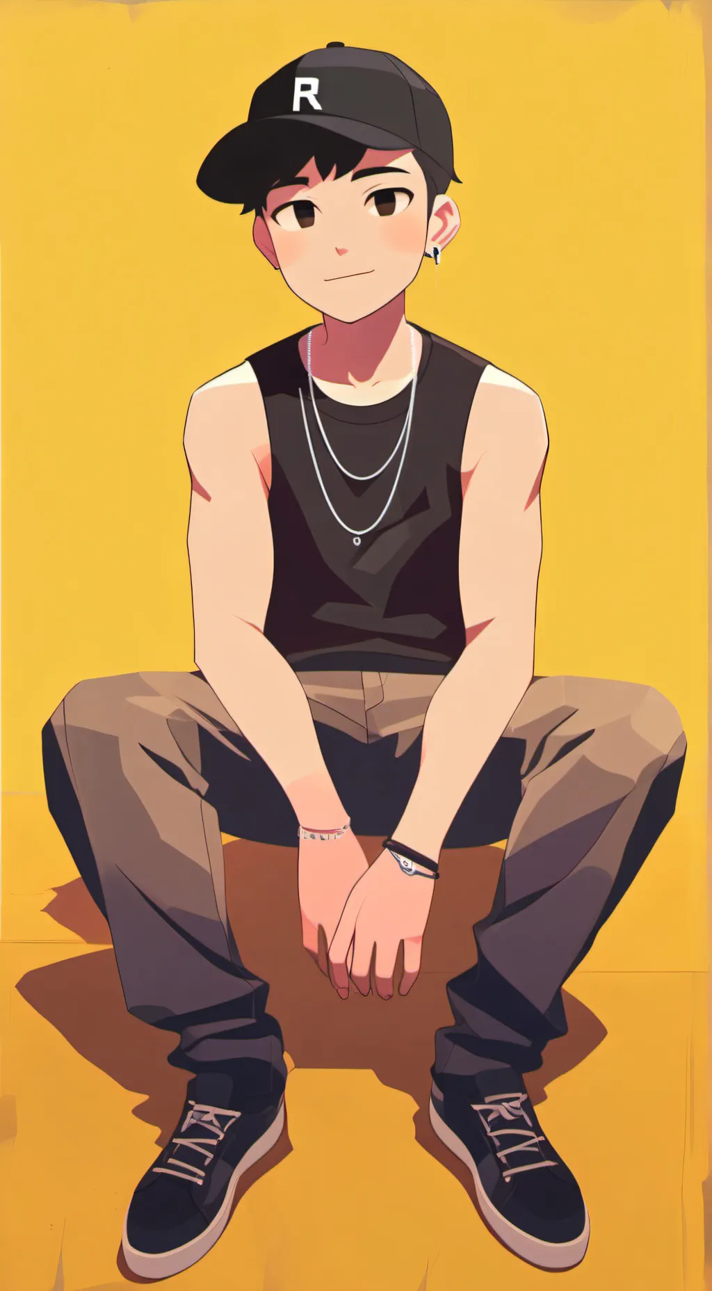 ai character: Ron background