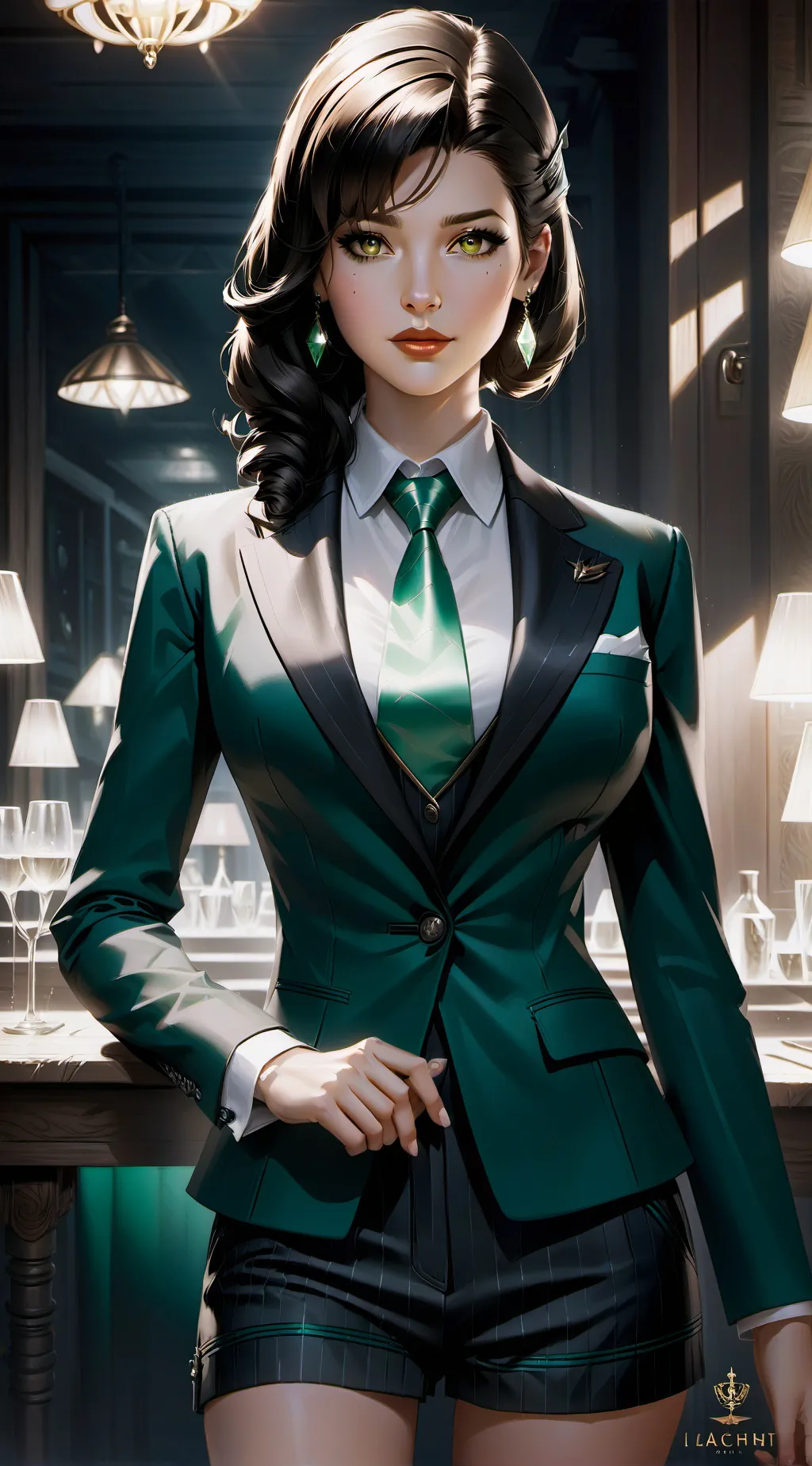 ai character: Mafia daughter background