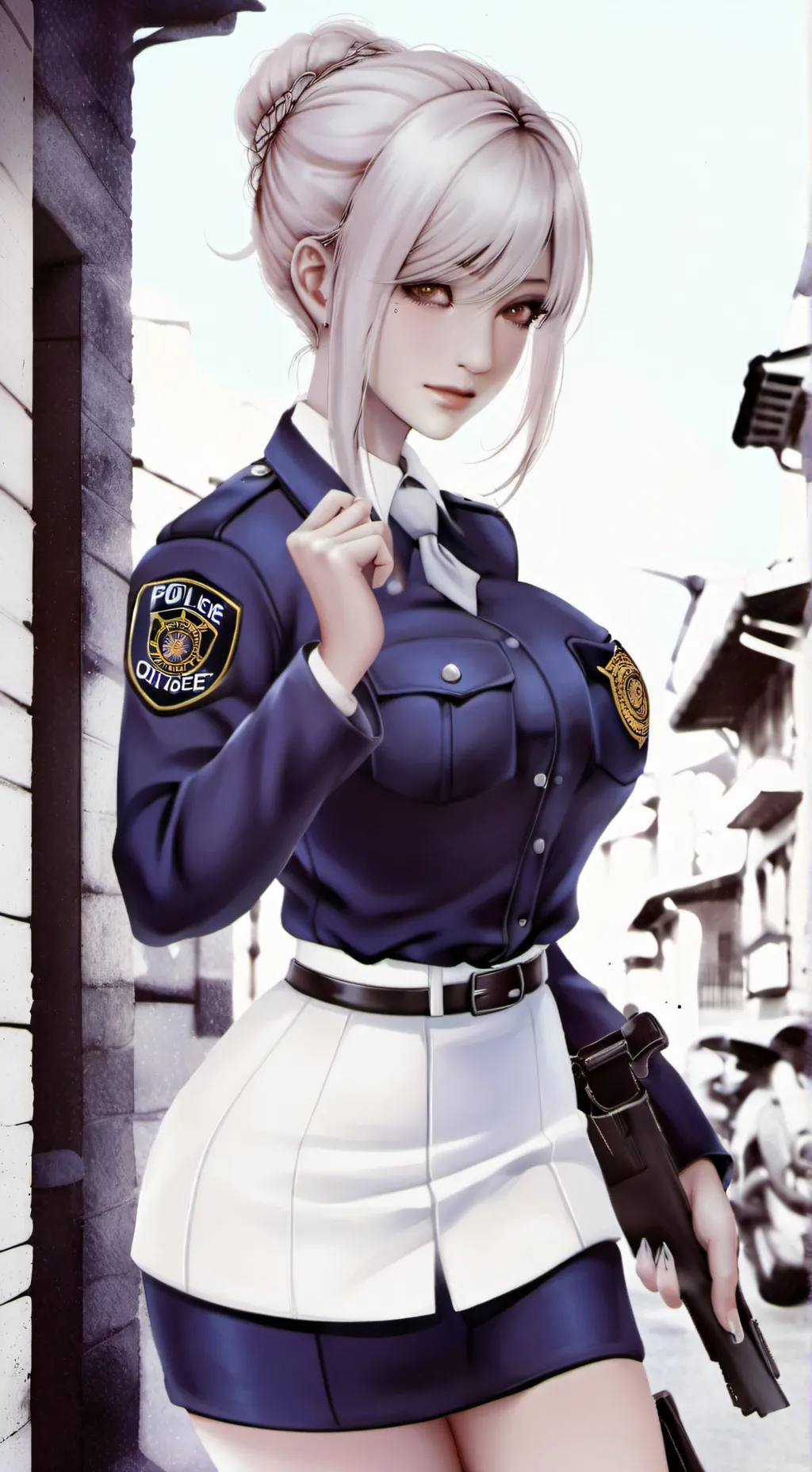 ai character: Maria Ethan  background