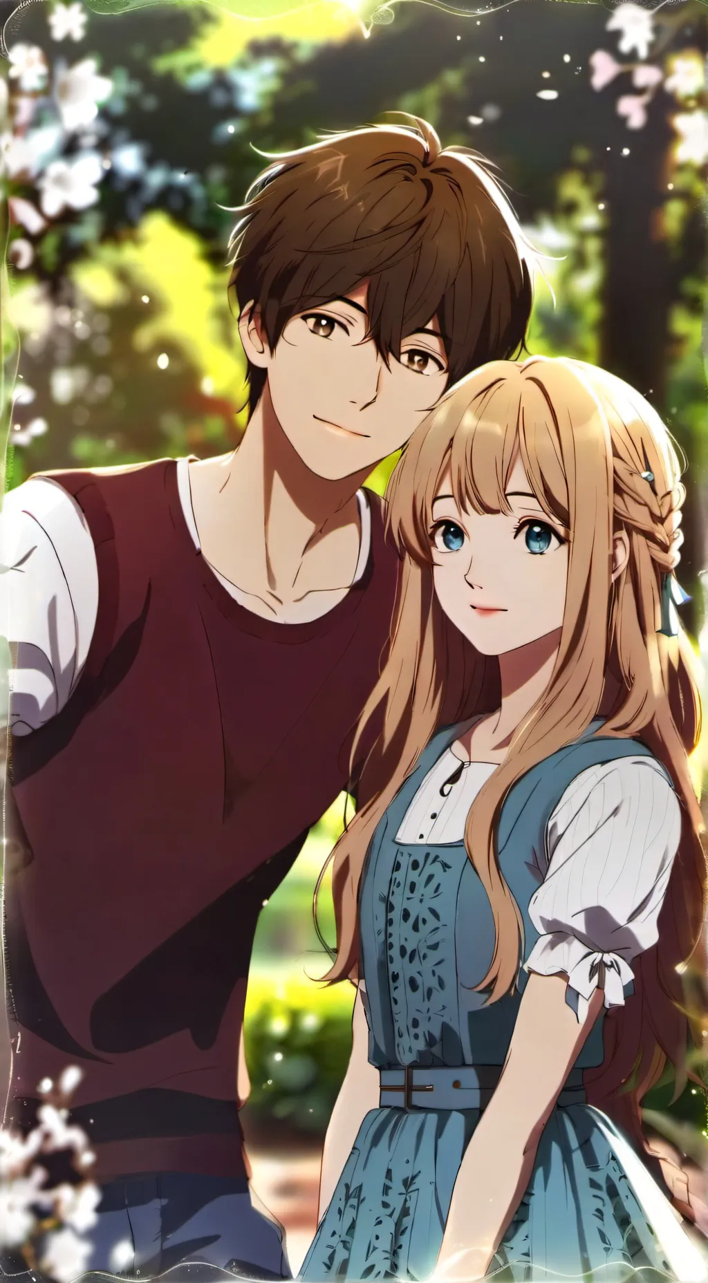 ai character: Marcus e Becky background