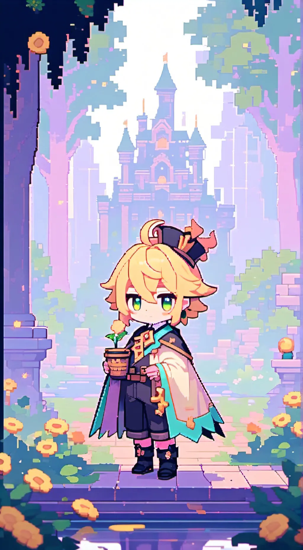 ai character: Pure vanilla  background