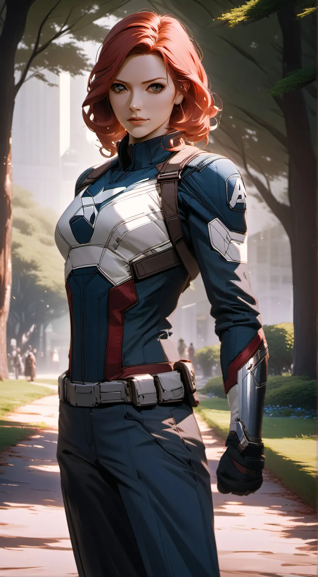 ai character: The Avengers background