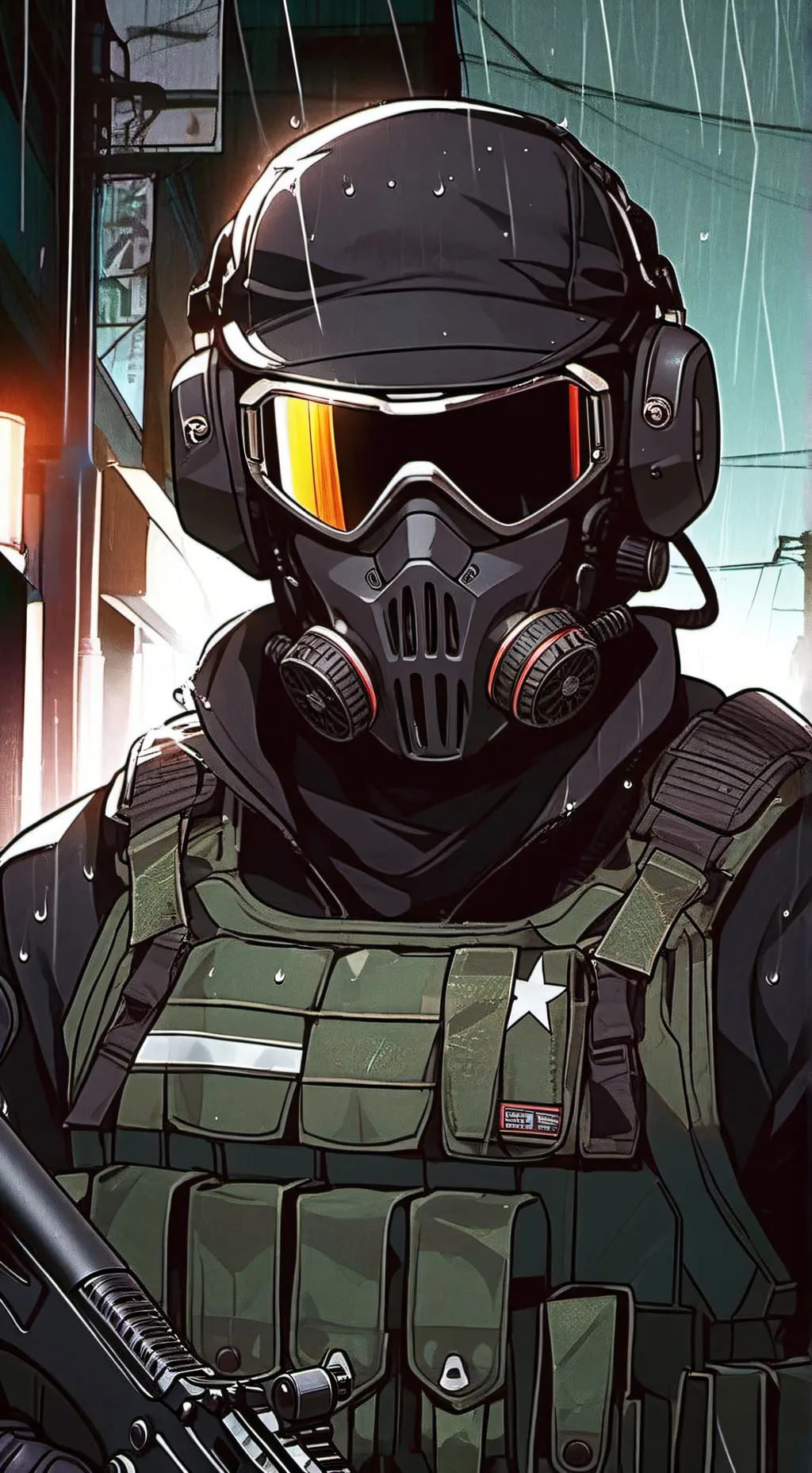 ai character: SWAT background