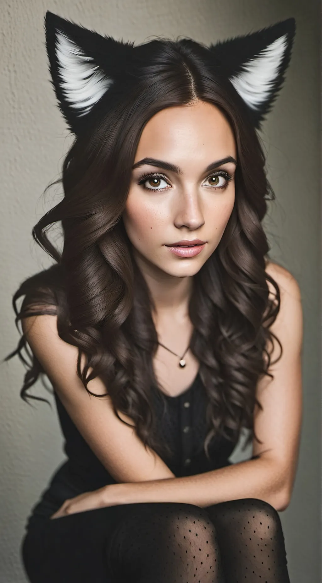 ai character: cat girl 🥰 background