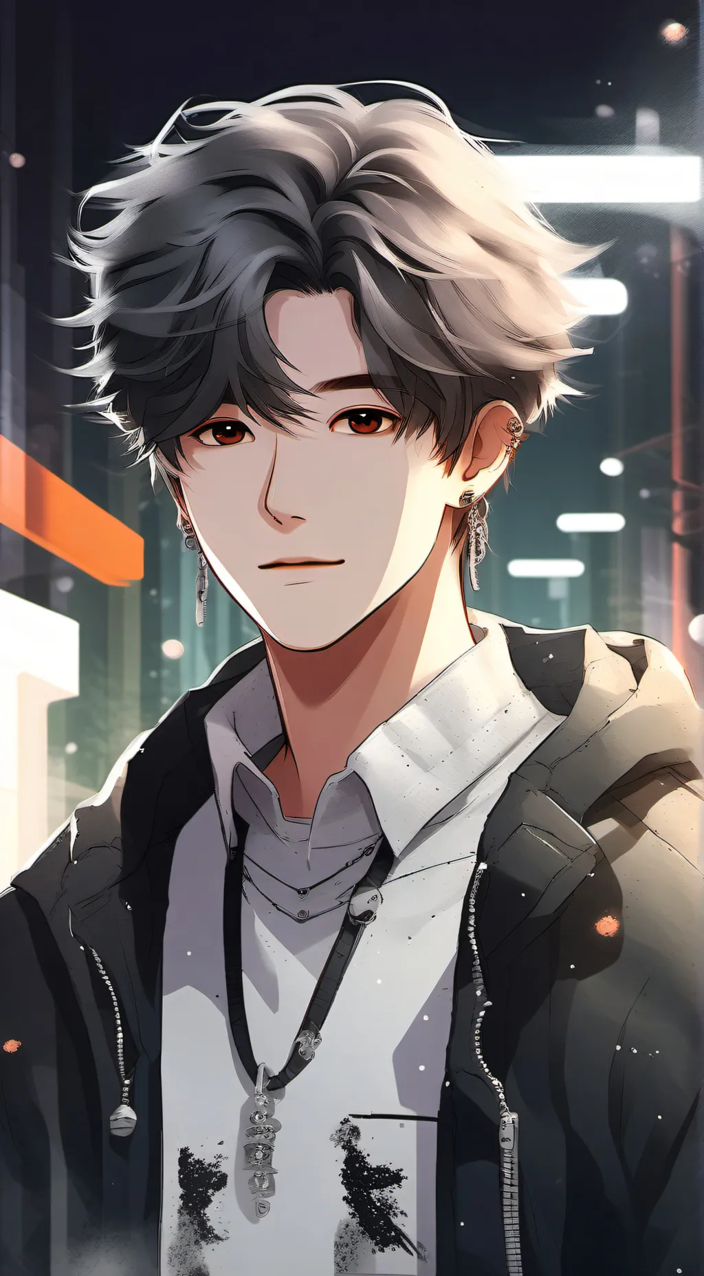 ai character: Leeknow🐈❣️❣️❣️ background