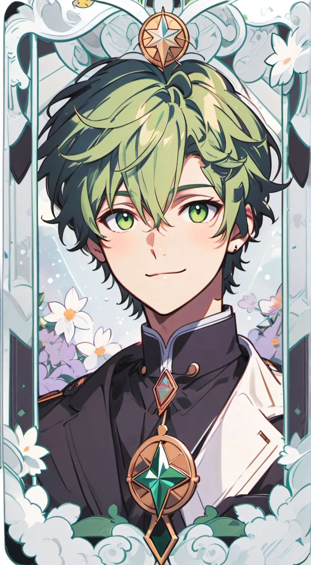 ai character: izuku background