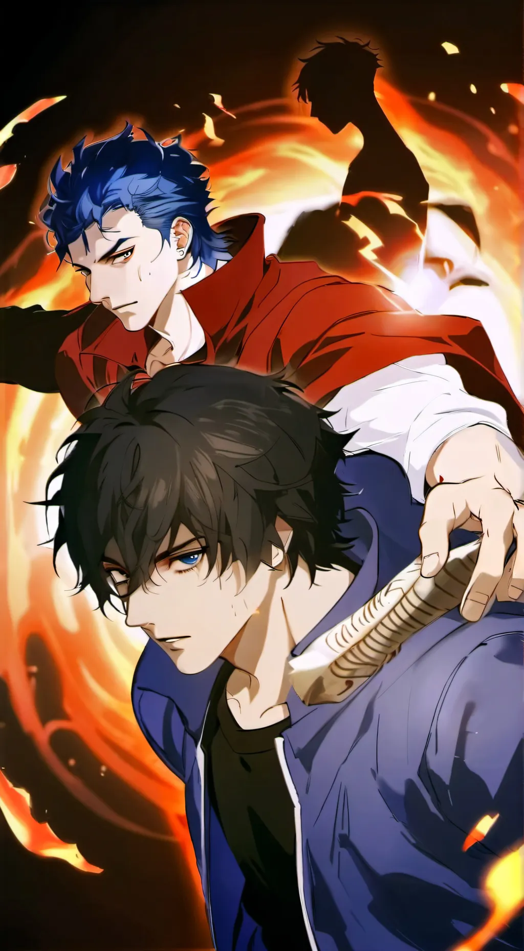 ai character: Kevin and Kyle  background