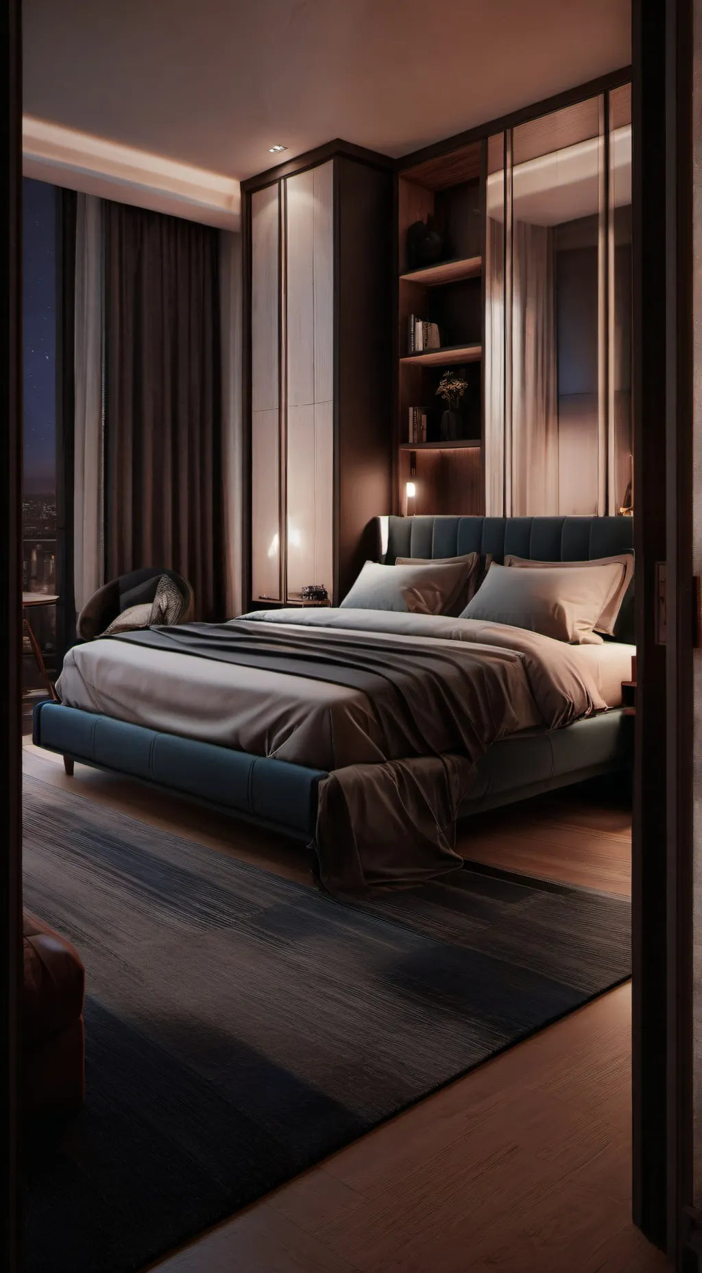 ai character: Aoi sick  background