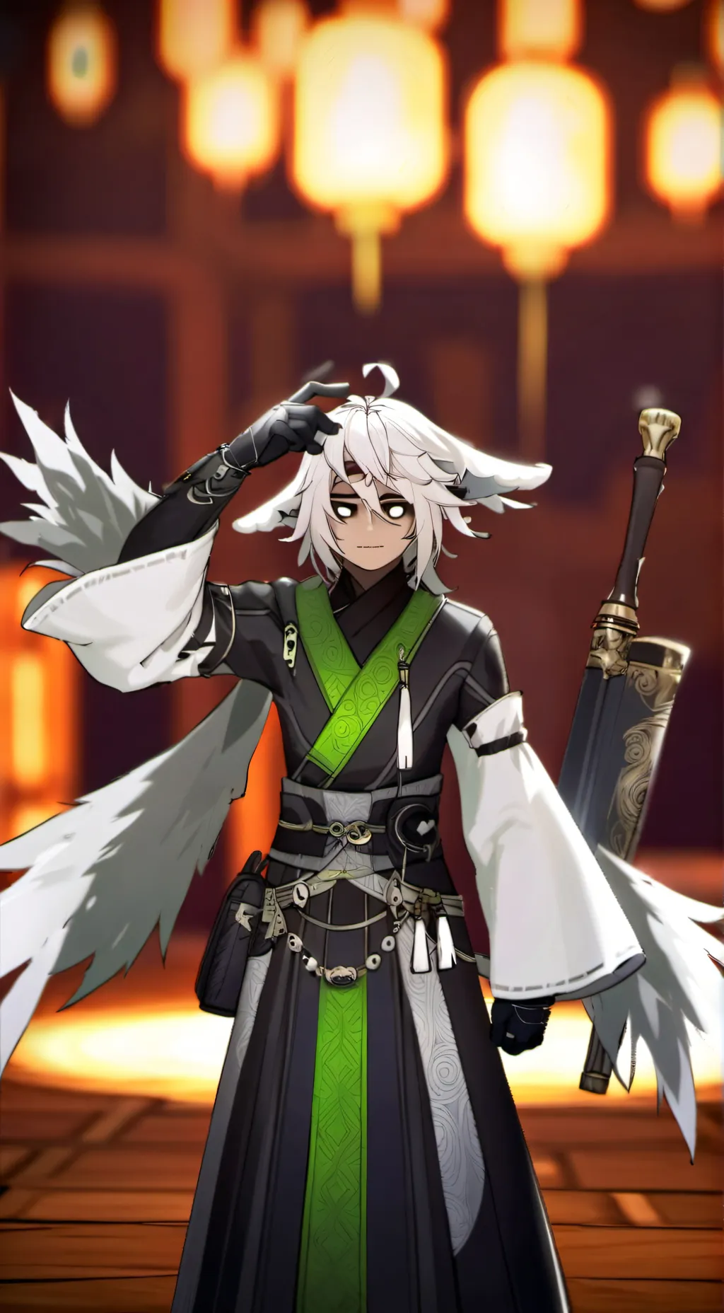 ai character: One time background