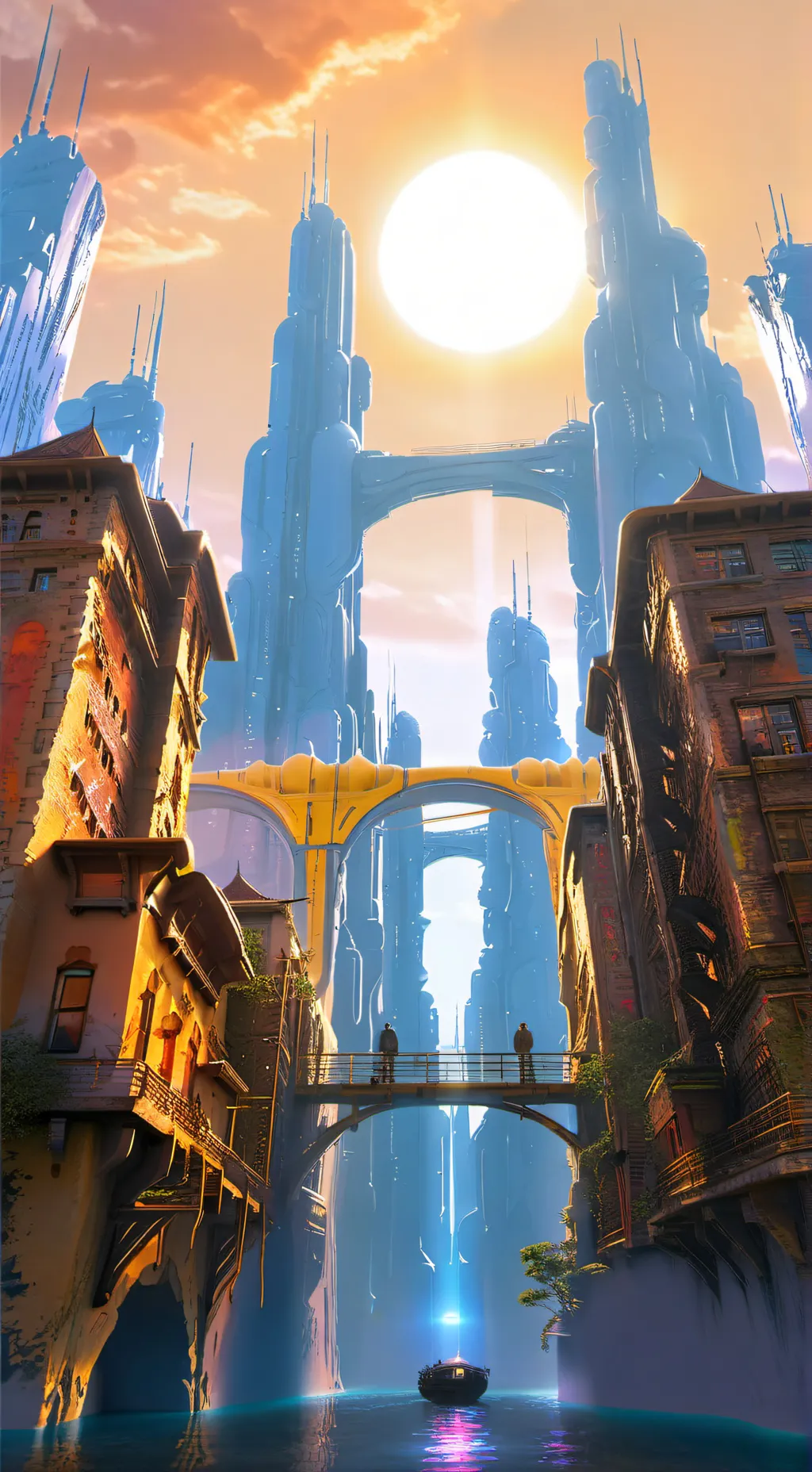 ai character: Aurum and Rubigo background