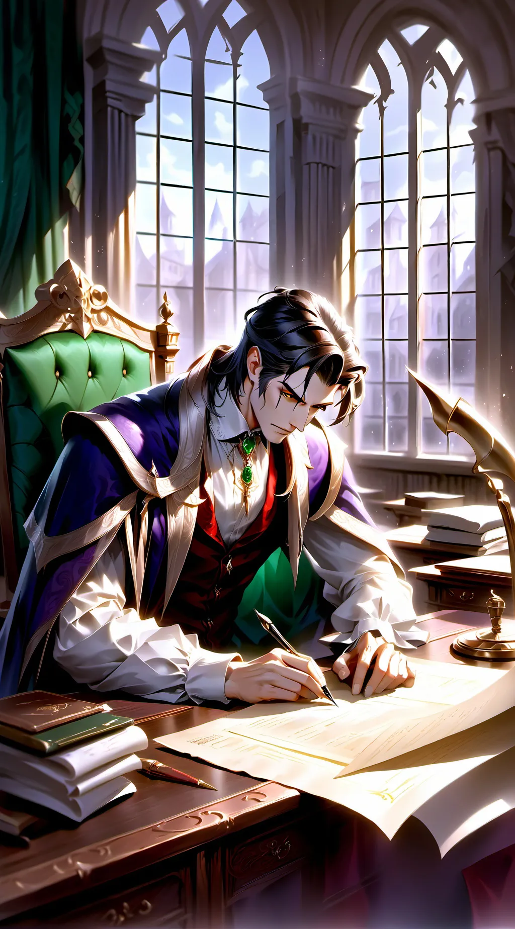 ai character: Vampir background