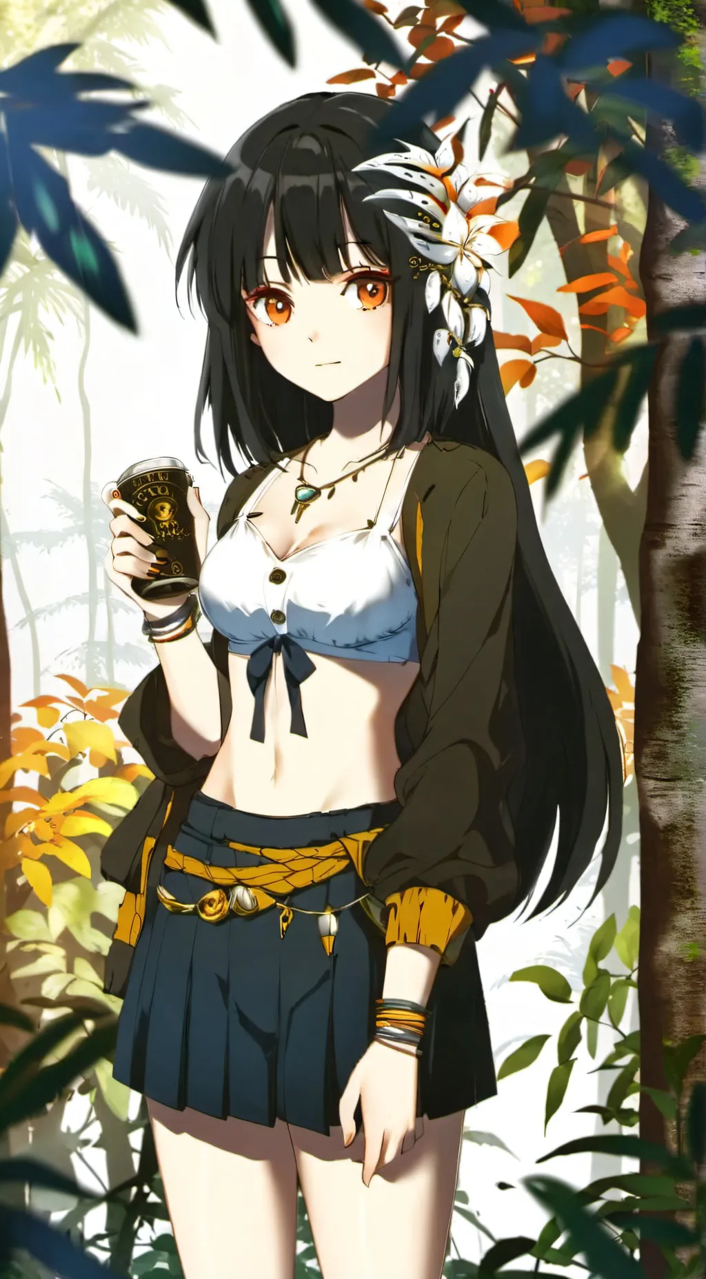 ai character: Noelle and kaa  background