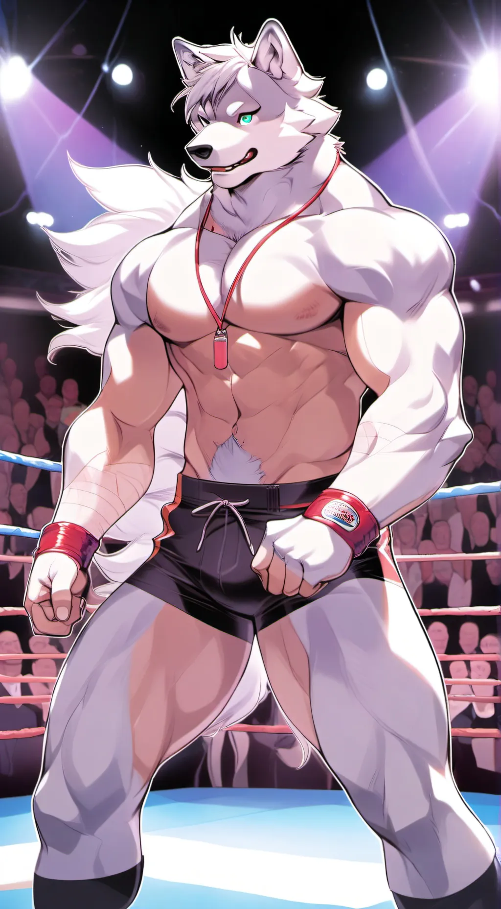 ai character: Wolfking of ragnar background