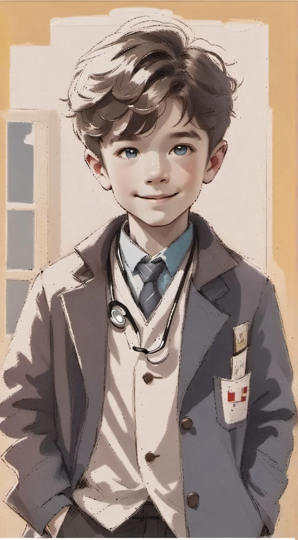 ai character: Ljubljana  background