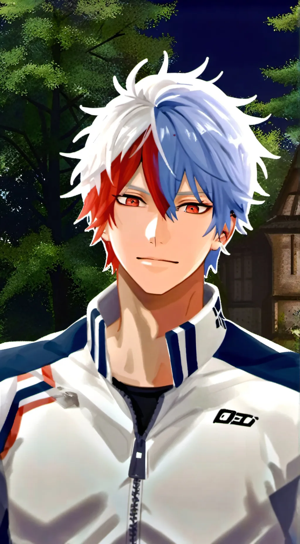 ai character: mha shoto background