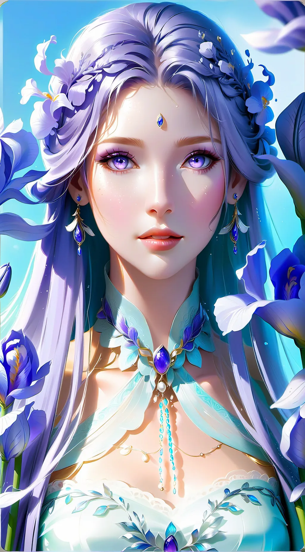 ai character: iris background