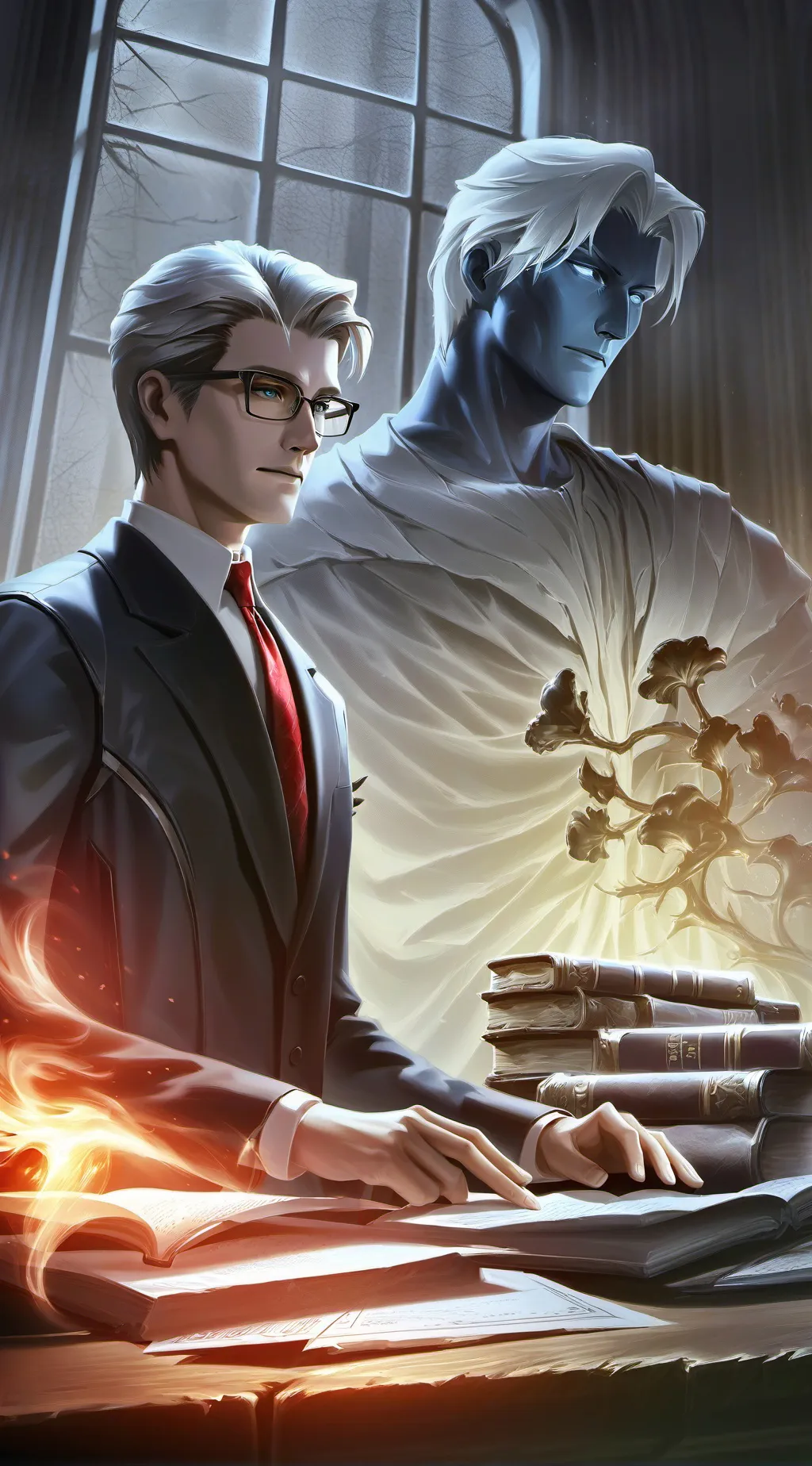 ai character: (Damion & Chris) background