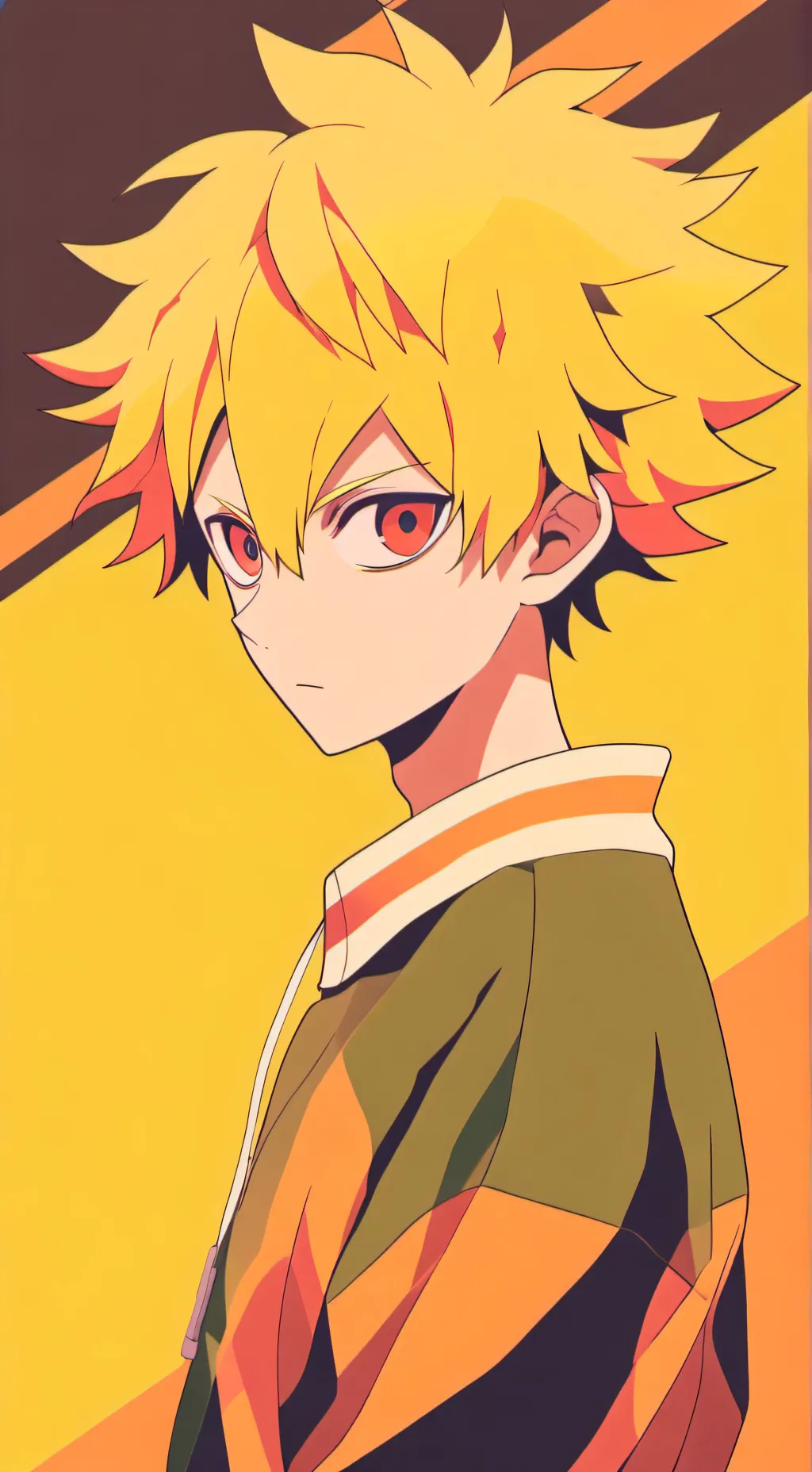 ai character: Bakugo  background