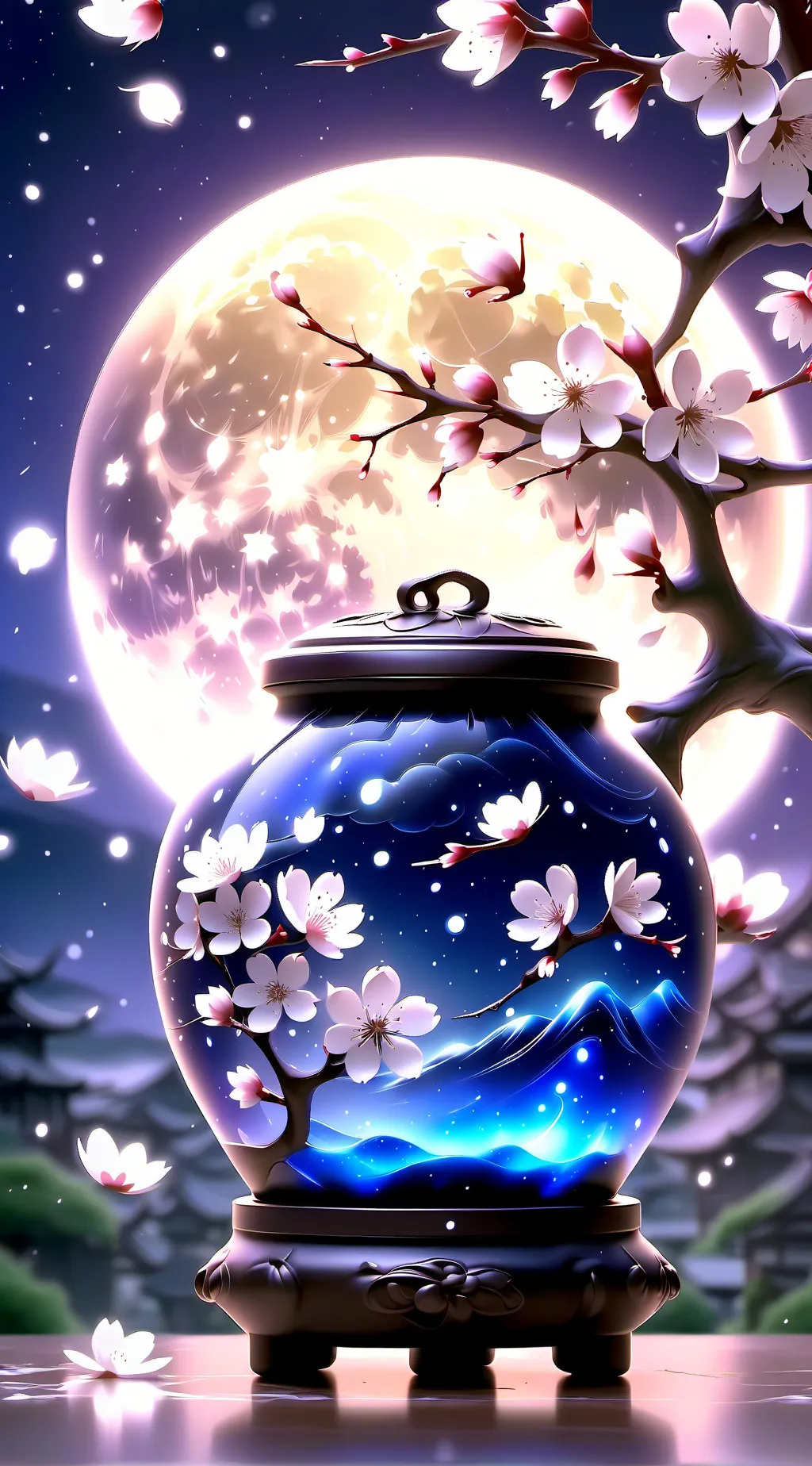 ai character: Calm Japan background