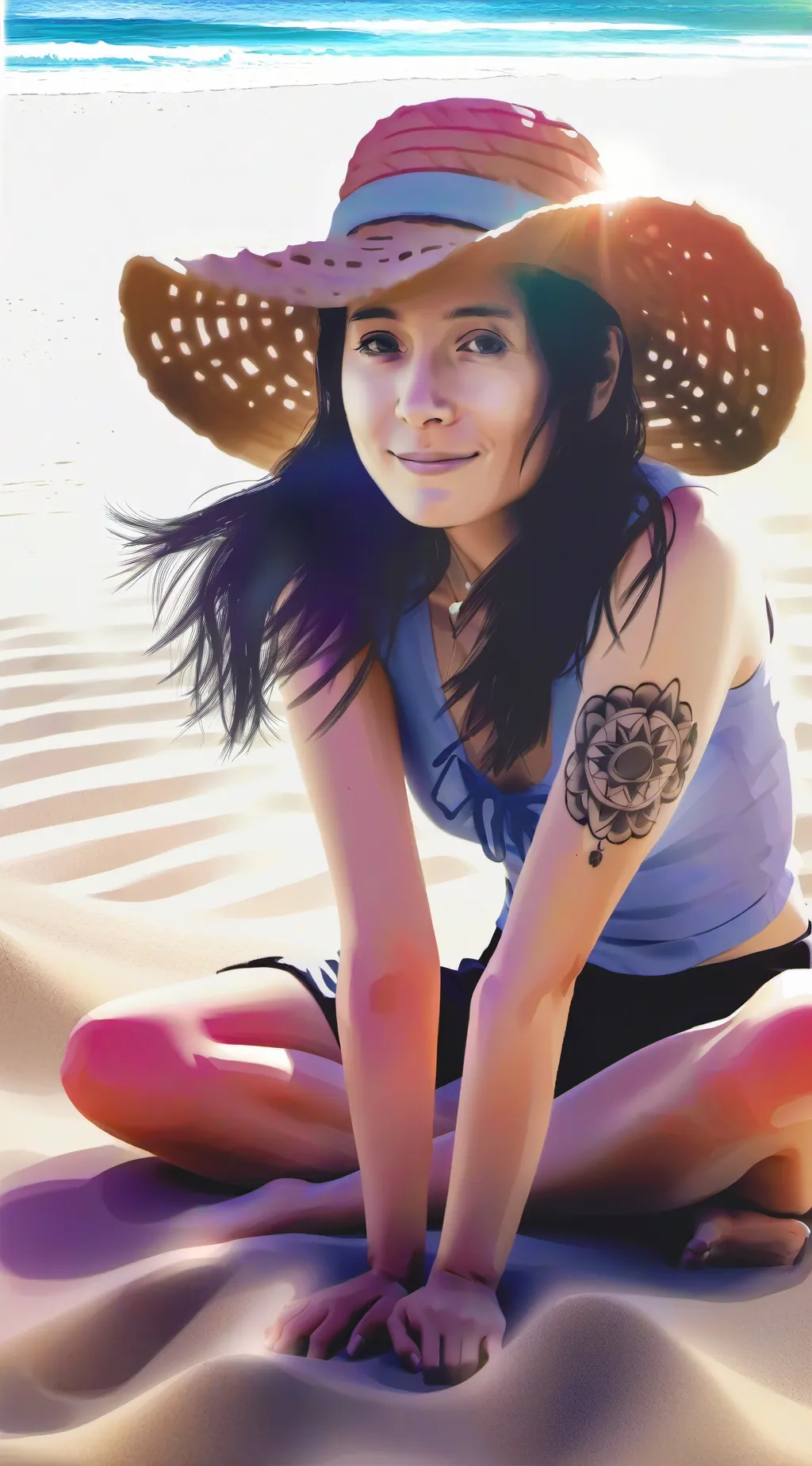 ai character: athena background