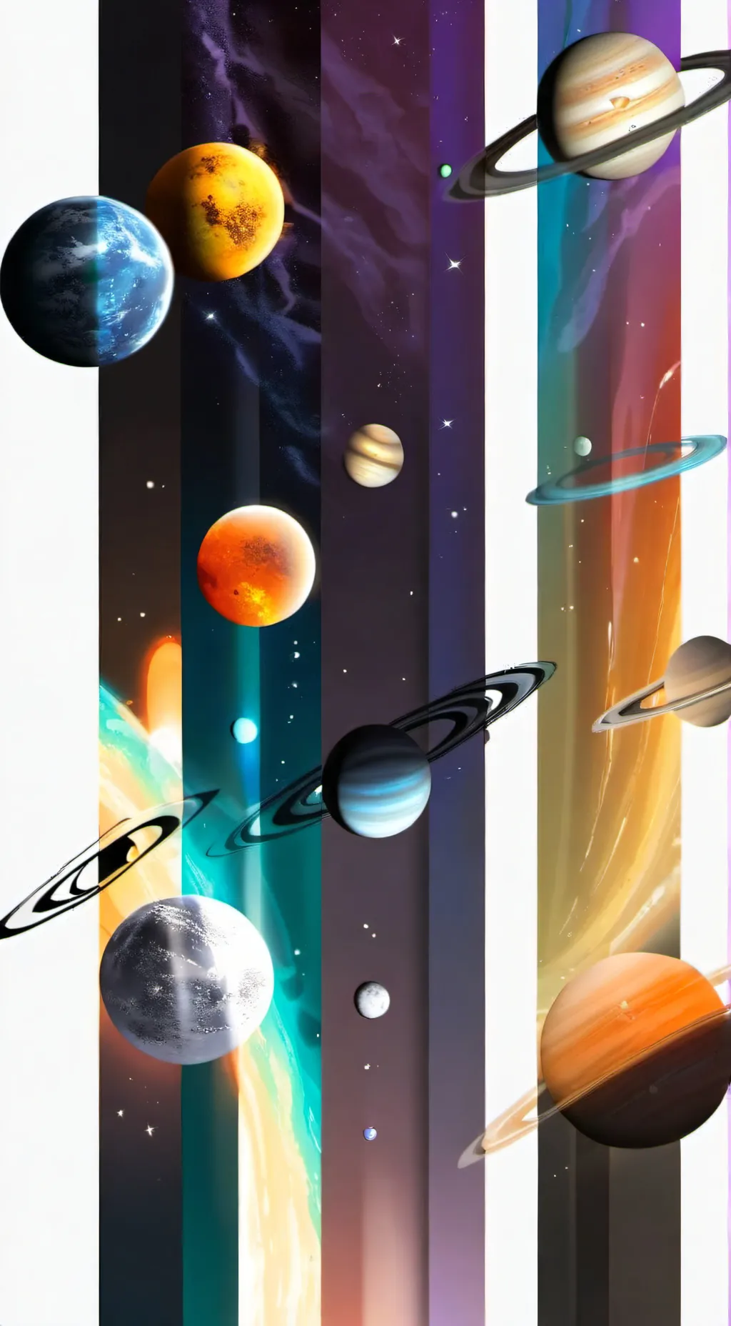 ai character: Saturn  background